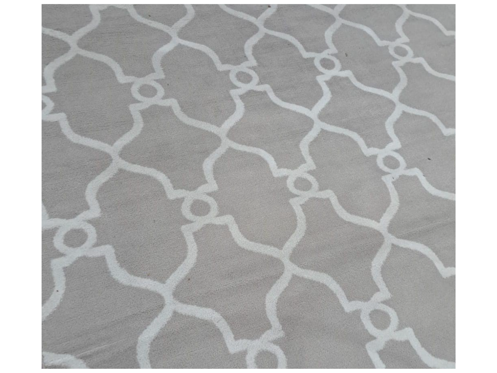 PATTERNED AREA RUG - GREY | 7.5' x 9'