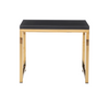 METRO ACCENT TABLE - BLACK/GOLD