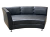 LUXURY RIGHT ARM SOFA SECTION - BLACK